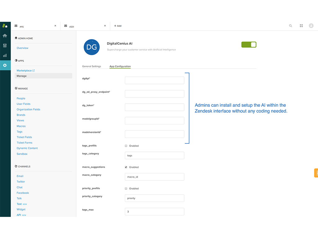 DigitalGenius screenshot 1